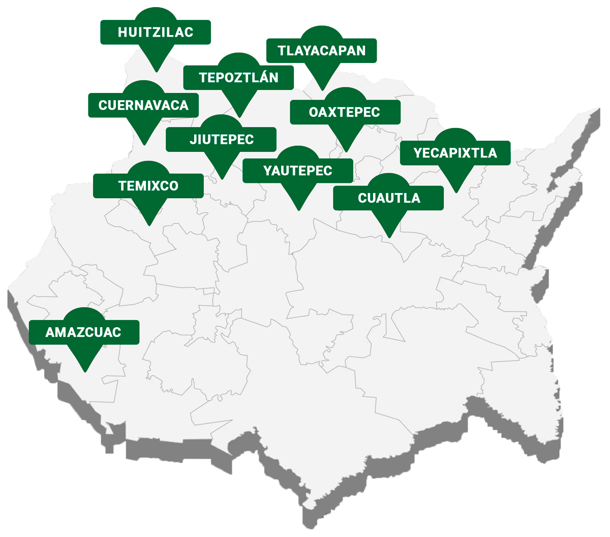 Arco Inmuebles | Mapa Morelos